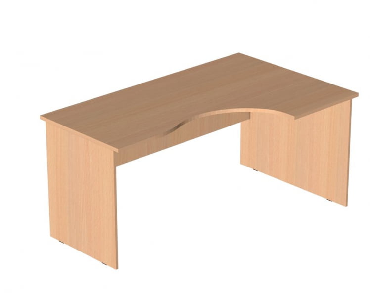 Стол компьютерный угловой Р.СКУ-16 (правый) Крафт белый_0