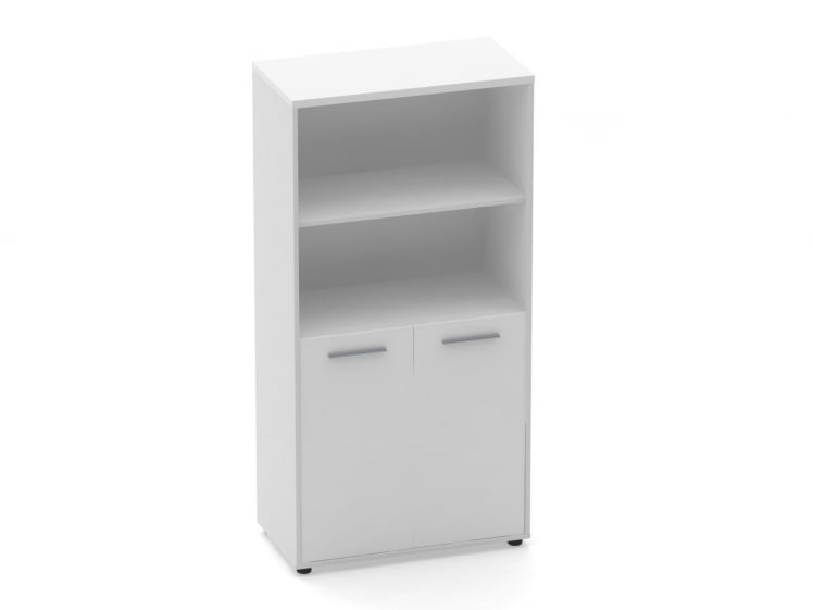 Шкаф 3 широкий 2 полки открытые, 2 полки закрытые Deka 10.16.111 Белый_0