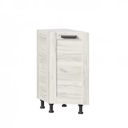 Тумба кухонная окончание 350 Винченца ЛД 234.220.000.013 Белый Дуб Крафт белый_0