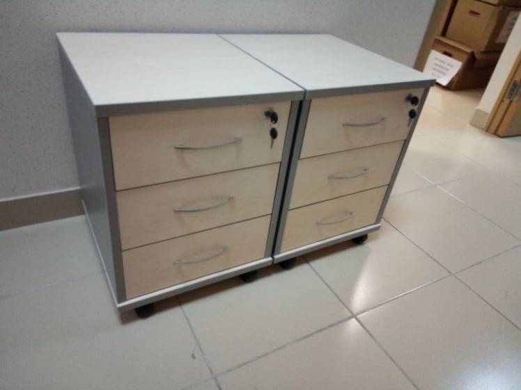 Тумба подкатная IMAGO ТМ-3.А Клен Металлик_8