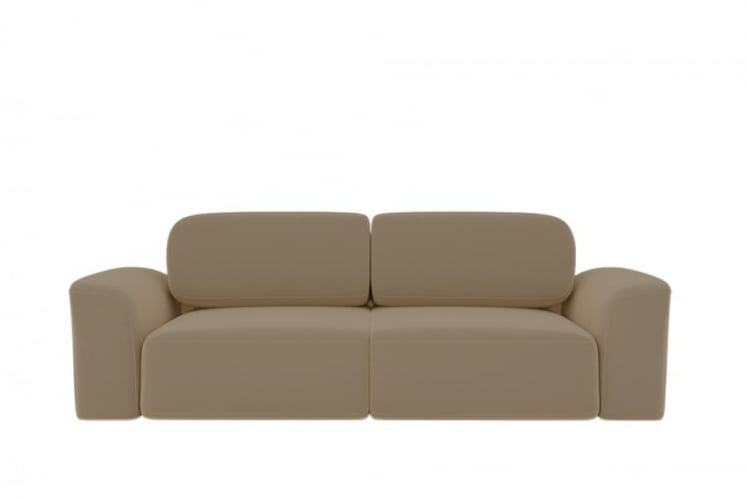 Диван прямой Сольхейм (Berhouse) Цвет фасада: Левис 04 велюр; Тип: Прямой; Материал фасада: Металл/Велюр_0