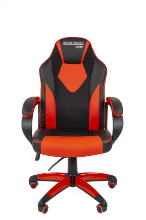 Кресло геймерское CHAIRMAN GAME 17 Черный Красный_1