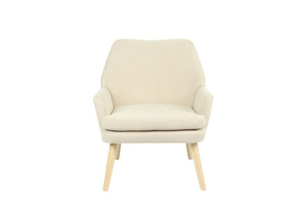 Кресло Харви бежевый деревянные ножки_2