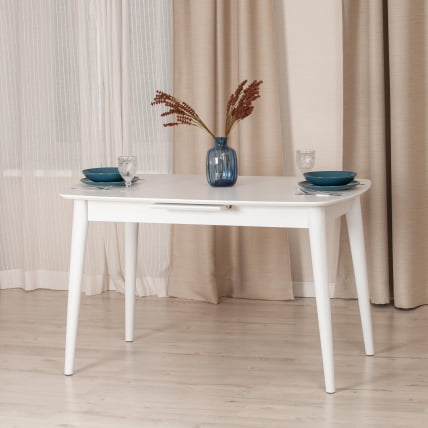 Стол-автомат RAMBO (mod. 1193) МДФ/пластик, 130+30 x 80 x 75 см, white (белый)_11