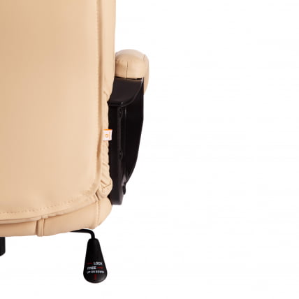 Кресло BERGAMO хром (22) кож/зам, бежевый, 36-34_14