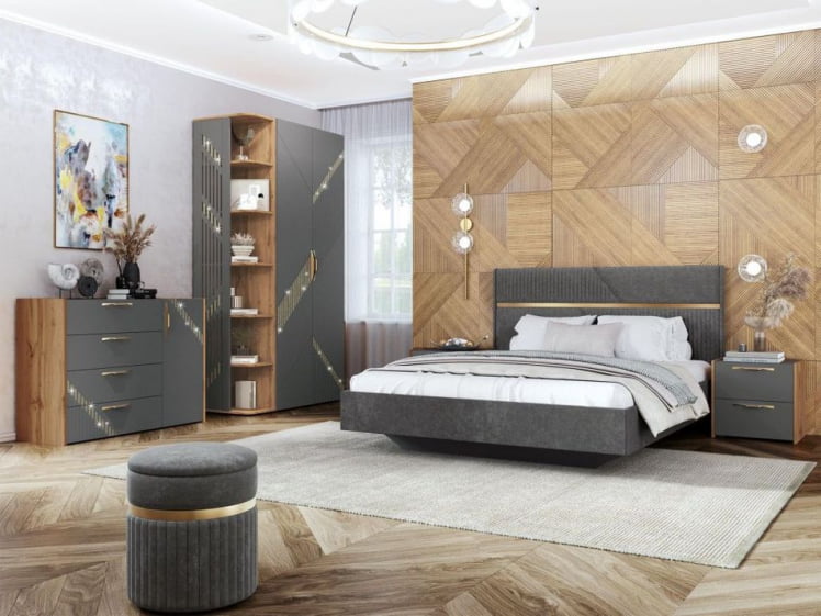 Стол письменный Монако 902.28 Дуб Вотан_1