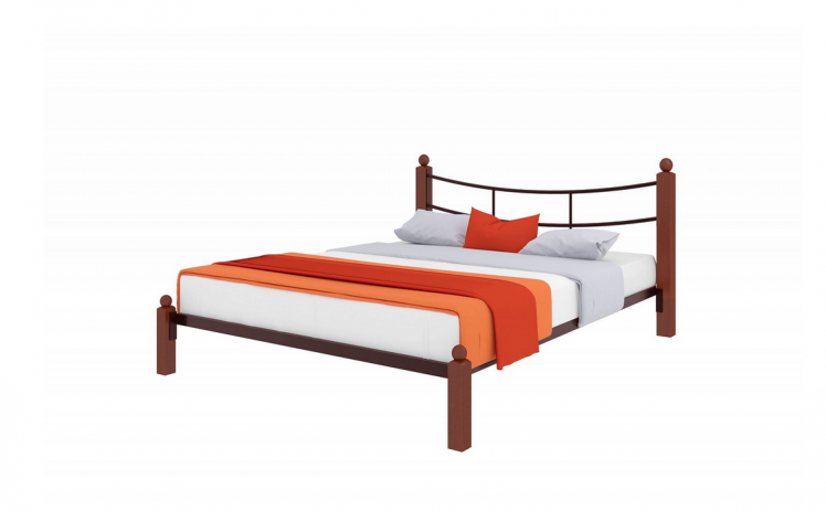 Кровать София Лукс 1800х1900 Коричневая / Lux_0