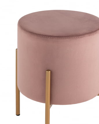 Пуф Кейси велюр Пыльно-розовый_3