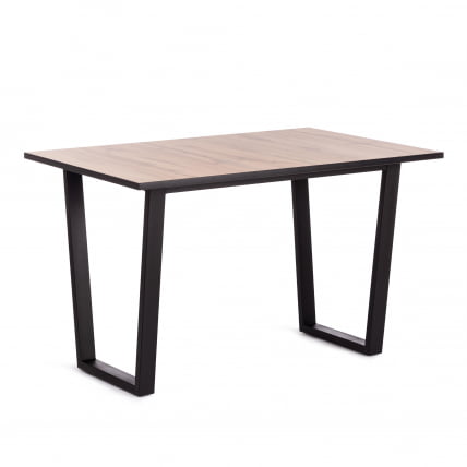 Стол COSTA ЛДСП/HPL/металл, 120 х 80 х 75 см, Гранит серый/черный_0