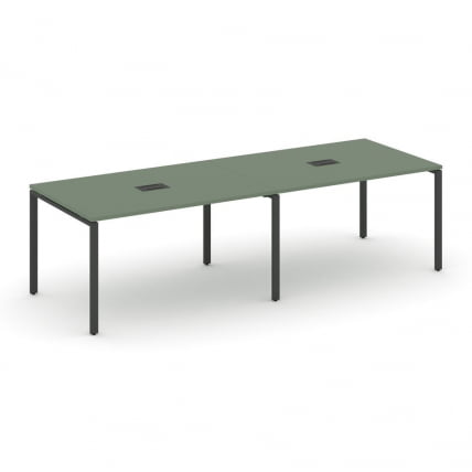 Стол переговорный (2 столешницы) CONCEPT CN.PRG-024 Кобо Антрацит_0