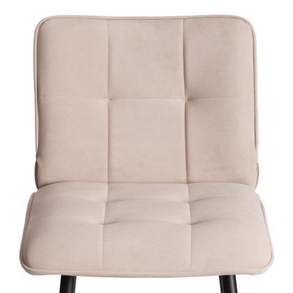 Барный стул Bari/Бари велюр, бежевый, 7, 45х56х110 см_5