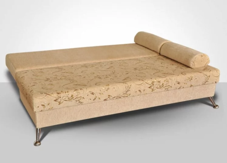 Диван-кровать Комфорт рогожка в1 вензель серый 282-1_2