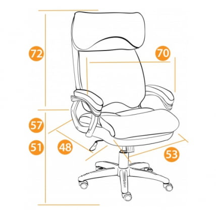 Компьютерное кресло Duke норка/коричневый_16