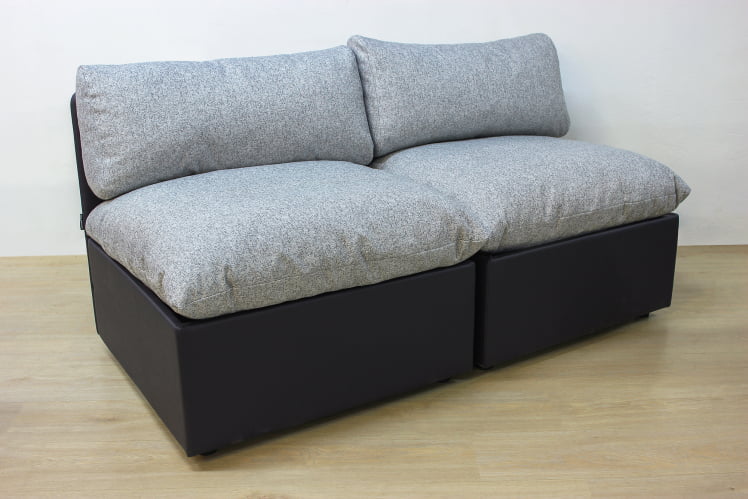 Диван двойной Кубэ без подлокотников модульный taft_0