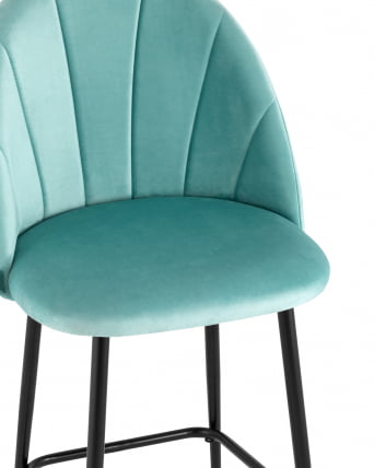 Стул полубарный Логан (ПБ) Бирюзовый_1