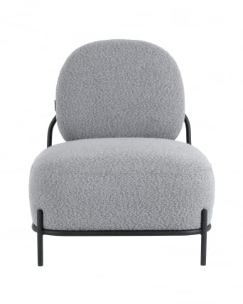 Кресло Стоун new ткань букле серый_1