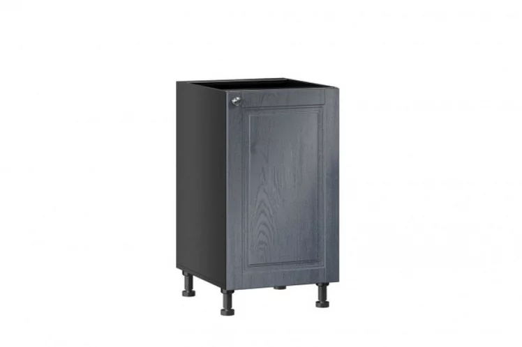 Тумба кухонная 450 Мокка ЛД 274.030.000.125 Черная Дуб фактурный антрацит_0