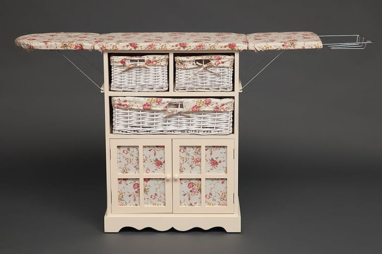 Гладильный комод с 3-я корзинами Secret De Maison CAMPANARD ( mod. PE-03 ) Слоновая кость_2