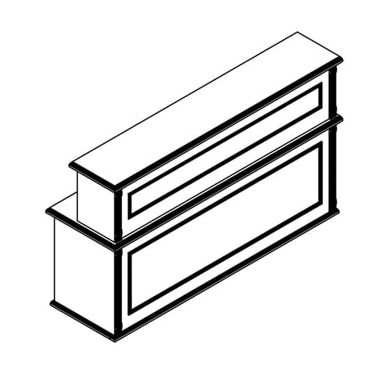 Стойка ресепшен RMS 200 Дуб девон_5