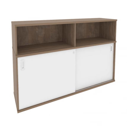 Шкаф-купе приставной / опорный ONIX O.SHKO-2.8 Дуб Аризона/Белый_0