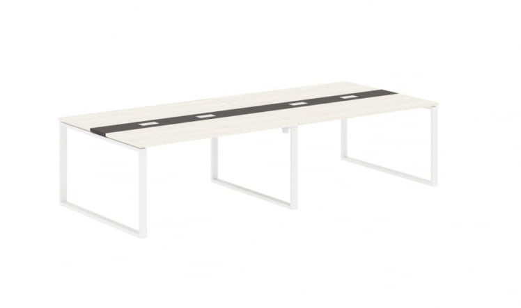 Переговорный стол EDIS EQCT 3114 Ясень Траун Мокко Белый_0