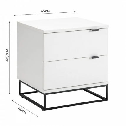 Тумба прикроватная CITY 40095582h Белый_9