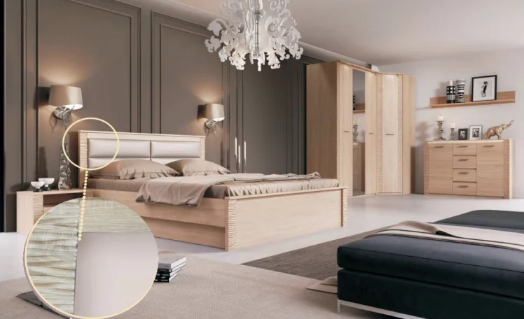 Кровать подъемная 1600 Элана №2 Дуб сонома/Ель карпатская_3