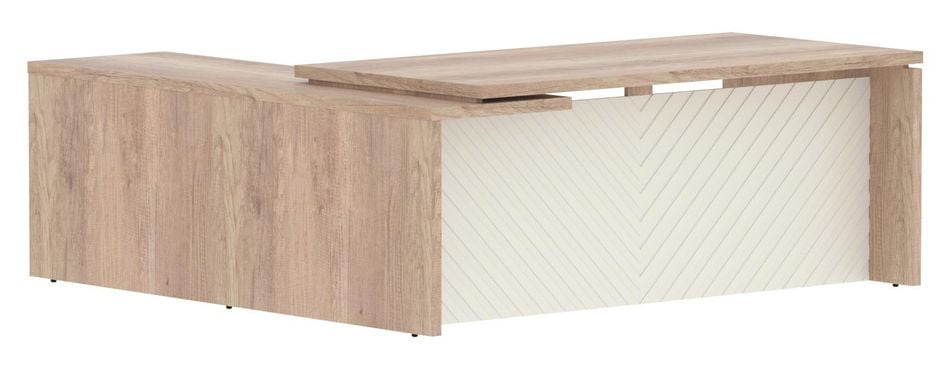 Стол руководителя правый Torr LUX TLCT 2020 R Дуб Каньон Латте_0