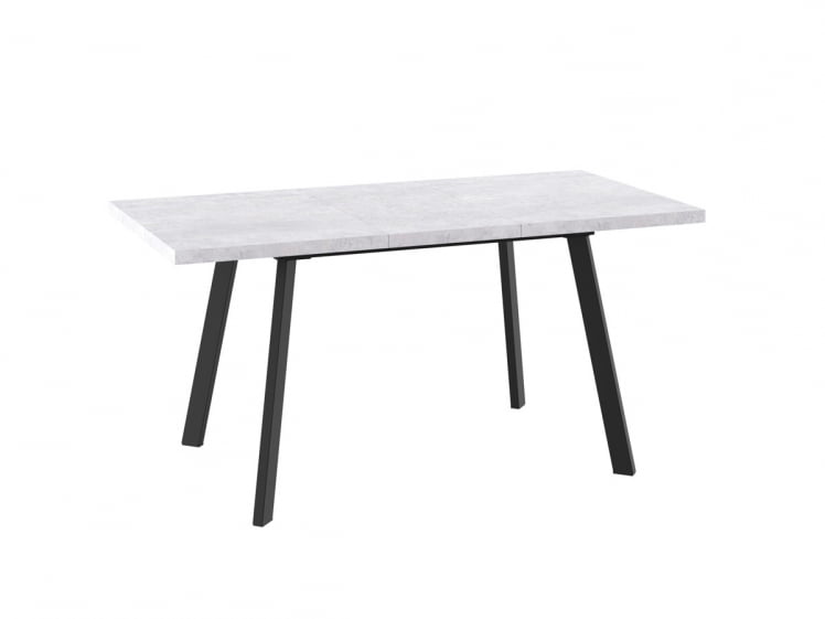 Стол раздвижной BORG-120 ЛДСП Серый Сланец, металл Черный_1