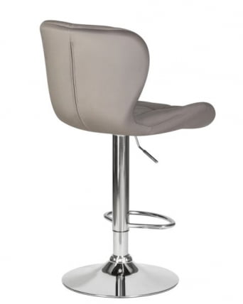 Стул барный ДОБРИН БАРНИ (серый велюр (МДЖ9-75)) 2 шт / DOBRIN BARNY (MJ9-75))_4