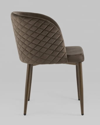 Стул Оскар велюр коричневый 2 шт_1