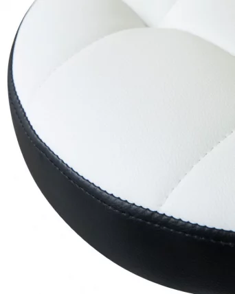 Табурет барный DOBRIN BRUNO Бело-черный_1