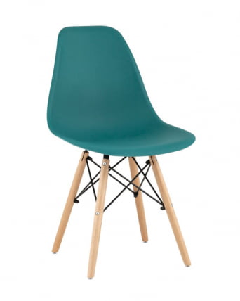 Стул Eames Style DSW темно-бирюзовый 4 шт. комплект (разборный каркас)_1
