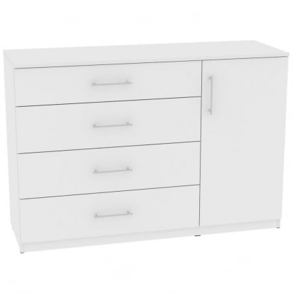 Комод Калисто(К45)923х1352х468ручкарейлинг160мм(Белый) / Калисто(K45)923х1352х468ручкарейлинг160мм(Белый)_0