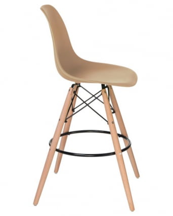 Стул барный ДОБРИН ДСВ БАР (ножки светлый бук, цвет сиденья бежевый (ГР-03)) 2 шт / DOBRIN DSW BAR (GR-03))_3