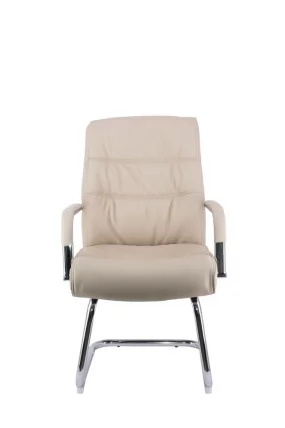 Кресло для посетителей Bond CF экокожа Бежевый_2