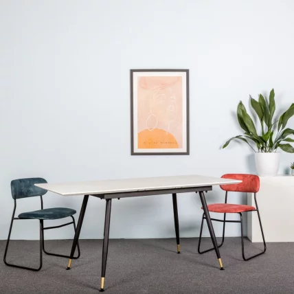 Стол раздвижной Месси 120-160 Белый_6