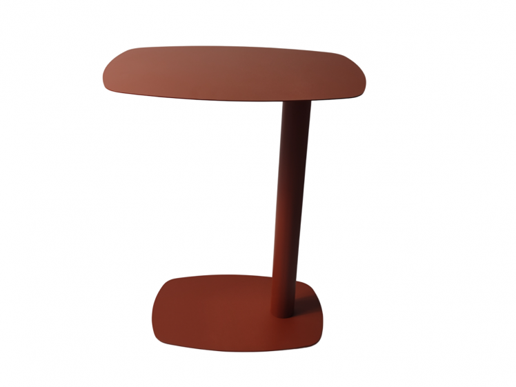 Журнальный столик Eanna S металл красный_2