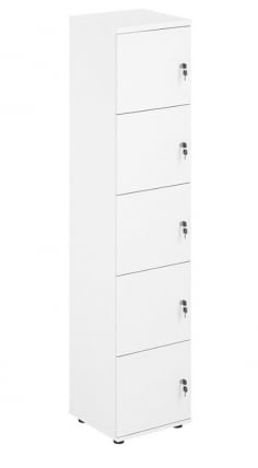 Локер 5 ячеек Сигма СГ.818.ВХ.ВХ Белый / Sigma SG.818.WH.WH_0