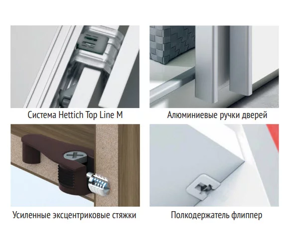 Шкаф-купе трехдверный Прайм 2100 Белое стекло/Зеркало/Белое стекло Дуб сонома_3