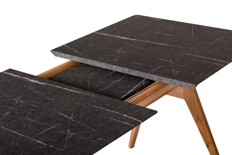 Стол Нарвик раскладной 140-180 БУК-Мрамор Графит_4