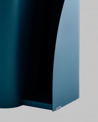 Журнальный столик Yvaine металл синий_7