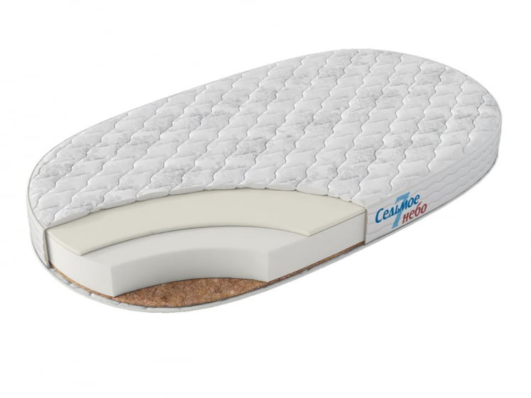 Матрас из ортофайбера с кокосом и латексом Барон Стандарт Классик Овальный_0