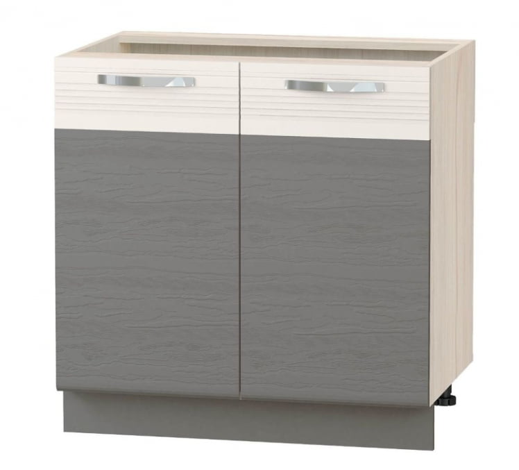 Напольный шкаф Графит 74.60 Сосна Астрид/Ваниль/Графит_0