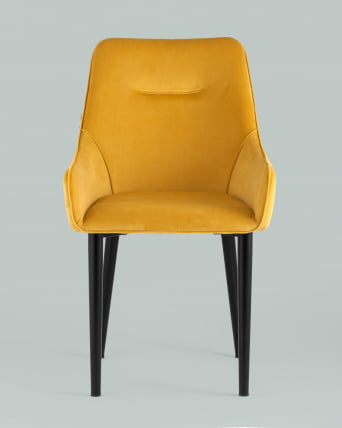 Стул Джоан велюр Оранжевый_3