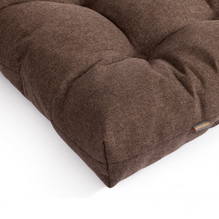 Кресло Charli / Чарли без подлокотника рогожка, коричневый, 3М7-147, 70х70х84 см_15