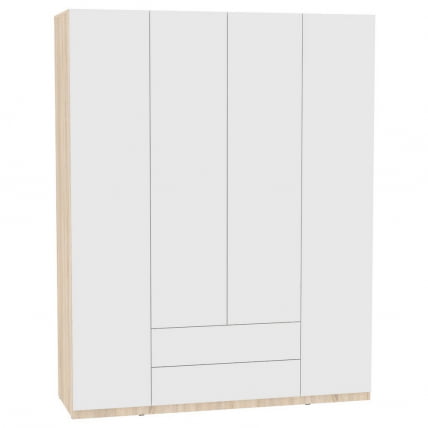 Шкаф распашный R-230х180х45-2-PO(ДСС-Белый)_0