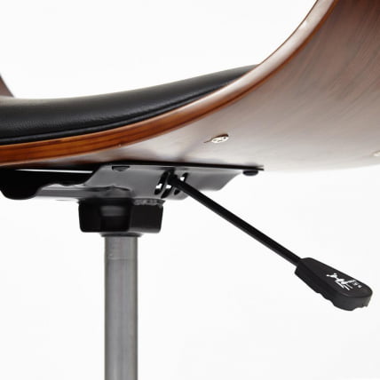 Кресло VIMTA орех, кож/зам черный_4