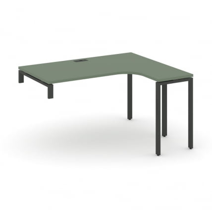 Стол-надставка на опорную тумбу (правый) CONCEPT CN.OSAN-004(R) Кобо Черный_0