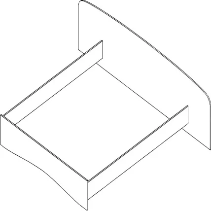 Кровать Проспект Гм.КРО-22 вишня_0